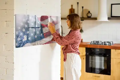 American flag magnetic wall board