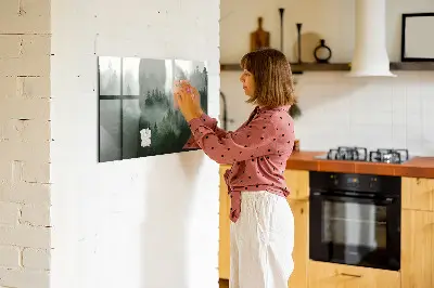 Misty forest magnetic board