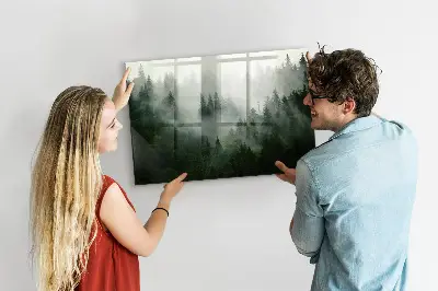 Misty forest magnetic board