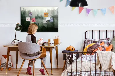 Misty forest magnetic board