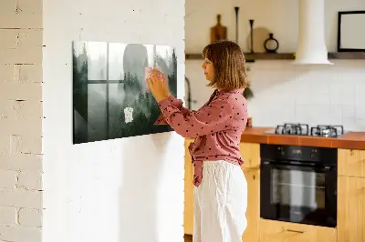 Misty forest magnetic board