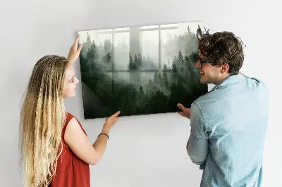 Misty forest magnetic board