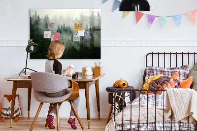 Misty forest magnetic board