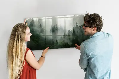 Misty forest magnetic board