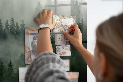 Misty forest magnetic board