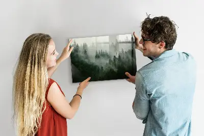 Misty forest magnetic board