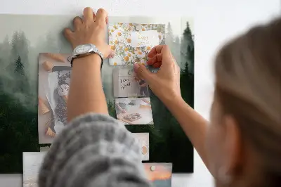 Misty forest magnetic board