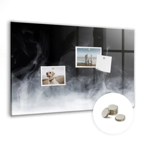 Magnetic Wall Board in Smoke