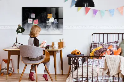 Magnetic Wall Board in Smoke