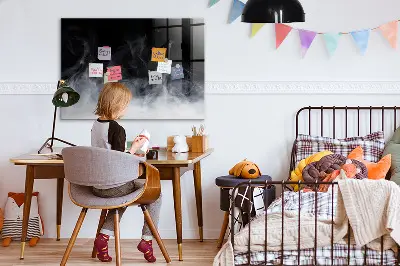 Magnetic Wall Board in Smoke