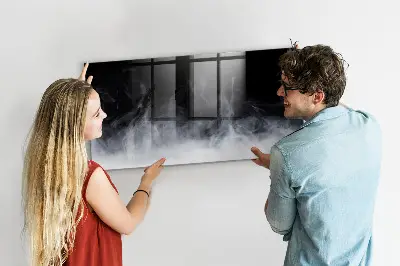Magnetic Wall Board in Smoke