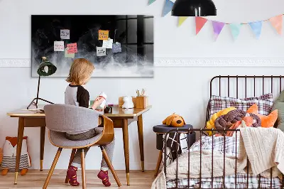 Magnetic Wall Board in Smoke