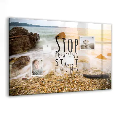 Magnet board Motivational text