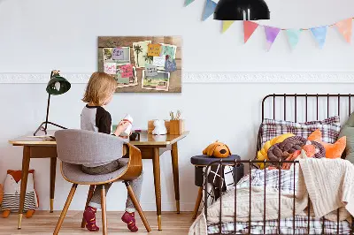 Magnetic board for Polaroid photos
