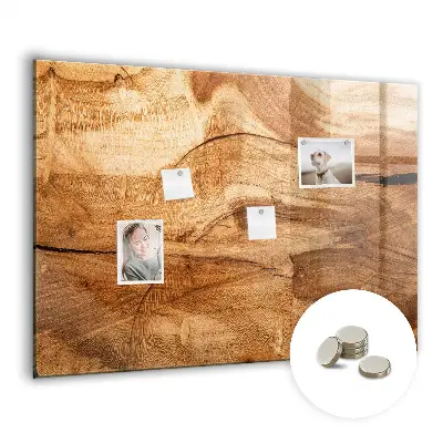 Magnetic wall board Wood texture