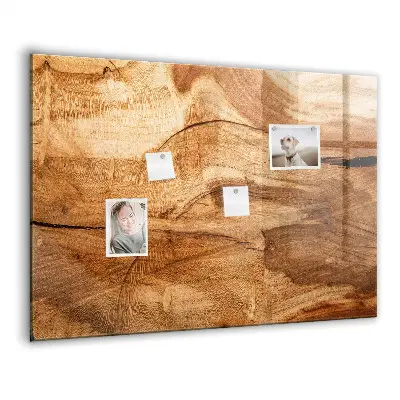 Magnetic wall board Wood texture