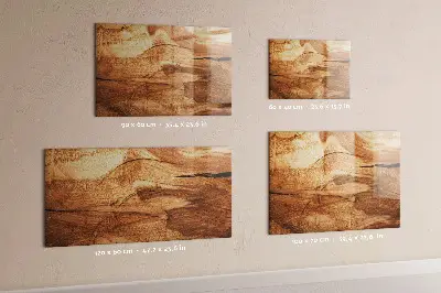 Magnetic wall board with wood texture