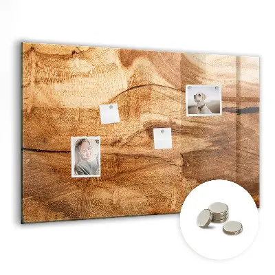 Magnetic wall board Wood texture