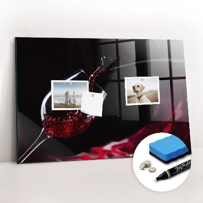 Magnetic marker board Wine