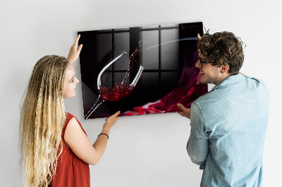 Magnetic marker board Wine
