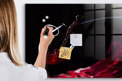 Magnetic marker board Wine