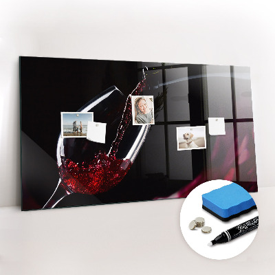 Magnetic marker board Wine