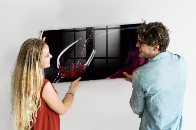 Magnetic marker board Wine