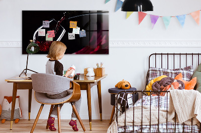 Magnetic marker board Wine