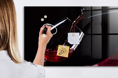 Magnetic marker board Wine