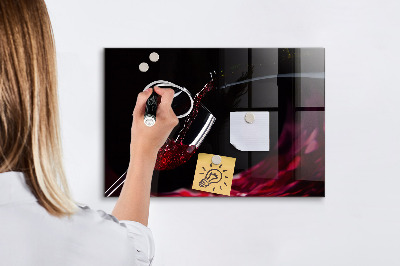 Magnetic marker board Wine