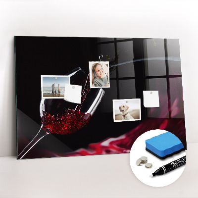 Magnetic marker board Wine