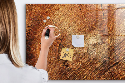 Magnetic dry erase board Old tree stump