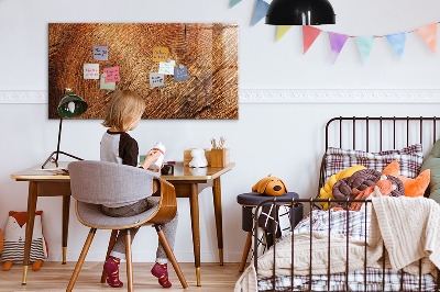 Magnetic dry erase board Old tree stump