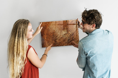 Magnetic dry erase board Old tree stump