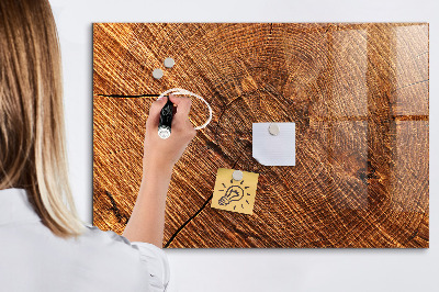 Magnetic marker board Decorative wood