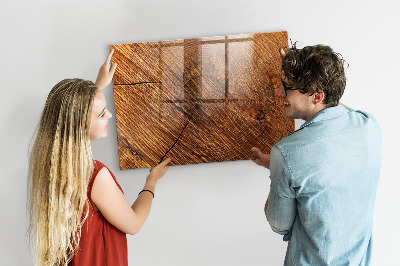 Magnetic marker board Decorative wood