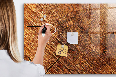 Magnetic marker board Decorative wood