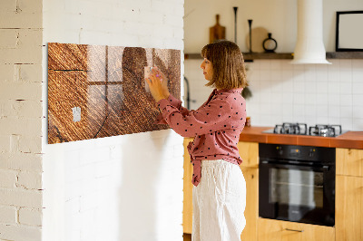 Magnetic marker board Decorative wood