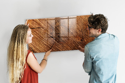Magnetic marker board Decorative wood