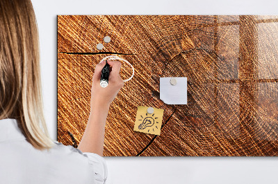Magnetic marker board Decorative wood