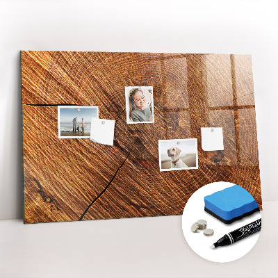 Magnetic marker board Decorative wood
