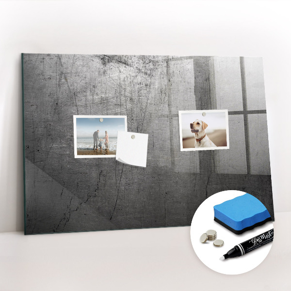 Magnetic marker board Metal wall