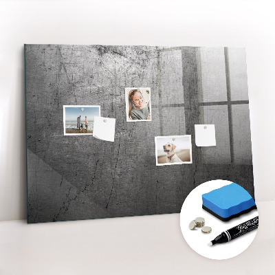 Magnetic marker board Metal wall