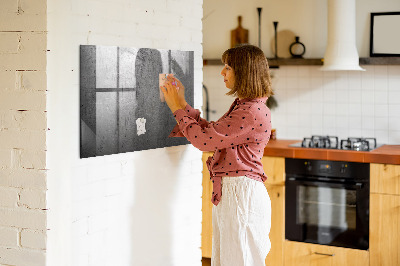 Magnetic marker board Metal wall