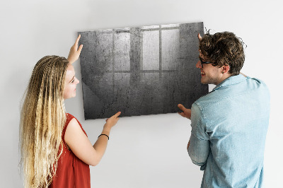 Magnetic marker board Metal wall