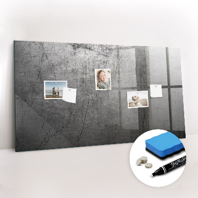 Magnetic marker board Metal wall