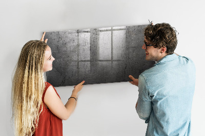 Magnetic marker board Metal wall