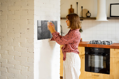 Magnetic marker board Metal wall