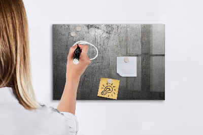 Magnetic marker board Metal wall