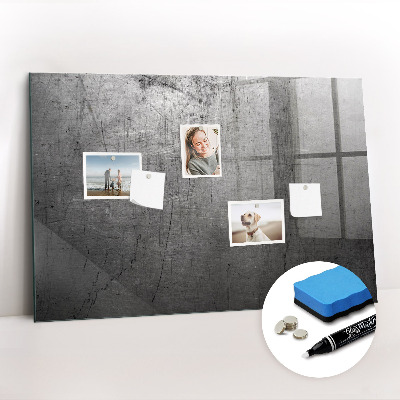 Magnetic marker board Metal wall